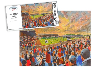 Somerset Park Stadium Fine Art Jigsaw Puzzle - Ayr United FC